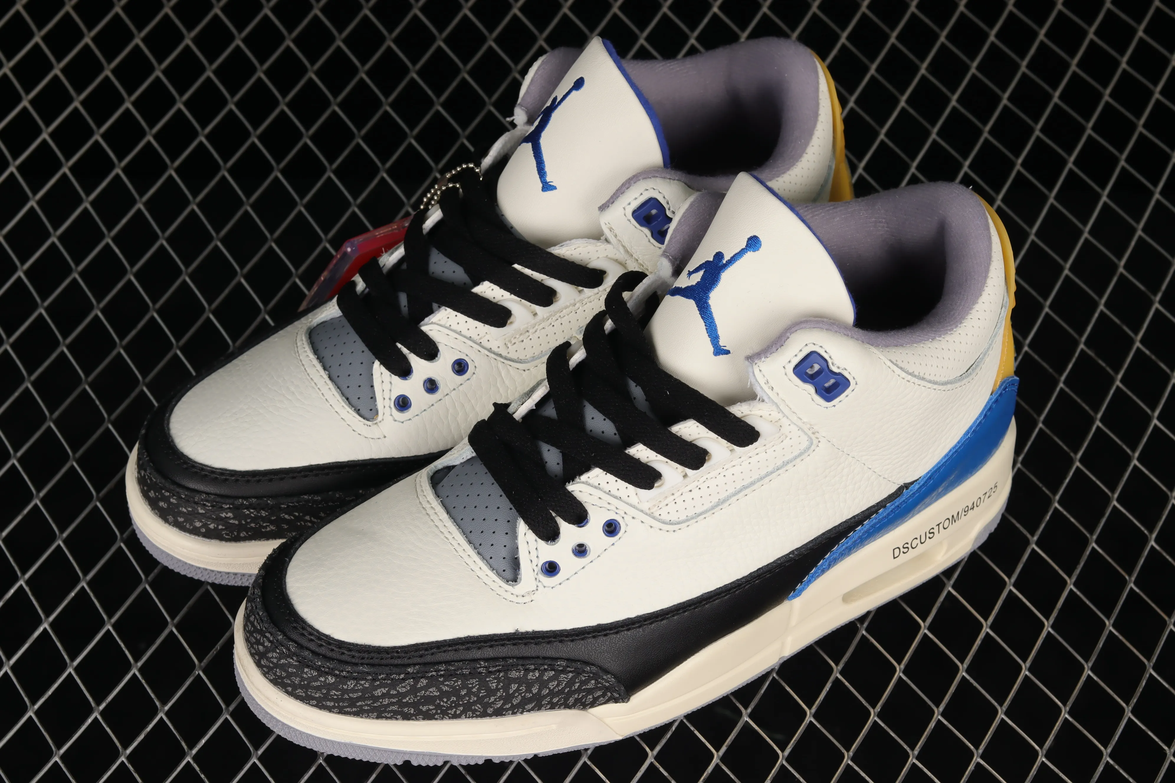 All categories Air Jordan Jordan series basketball shoes Air Jordan 3 Air Jordan 3 Retro UNC AJ3 Joe 3 burst racing blue 398614-145